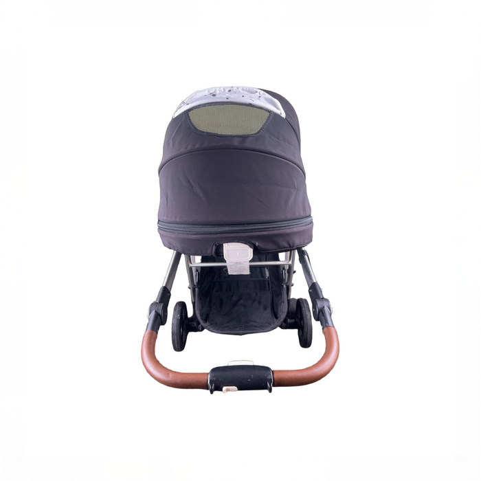 Shop DRAFT - Mockingbird Single to Double Stroller, 2020, Black, Silver with Brown Leather, Watercolor Drops at GoodBuy Gear