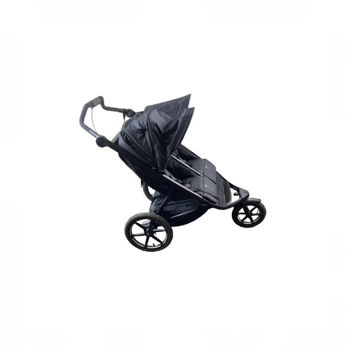 Shop Thule Urban Glide 3 Double Stroller, 2023, Black, Click In Buckle at GoodBuy Gear