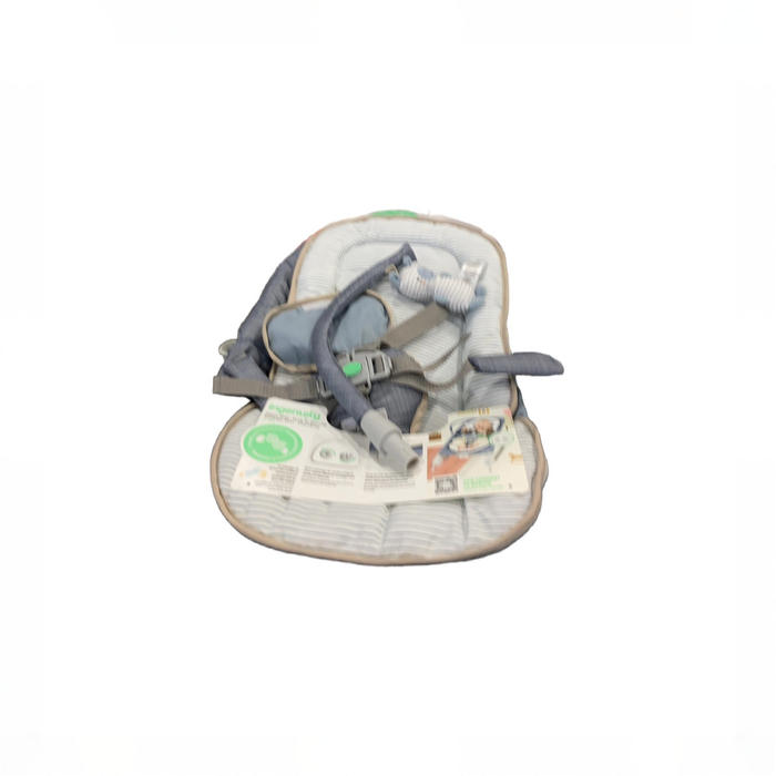 Shop Ingenuity Happy Belly Rock-to-Bounce Massage Seat, Chambray at GoodBuy Gear
