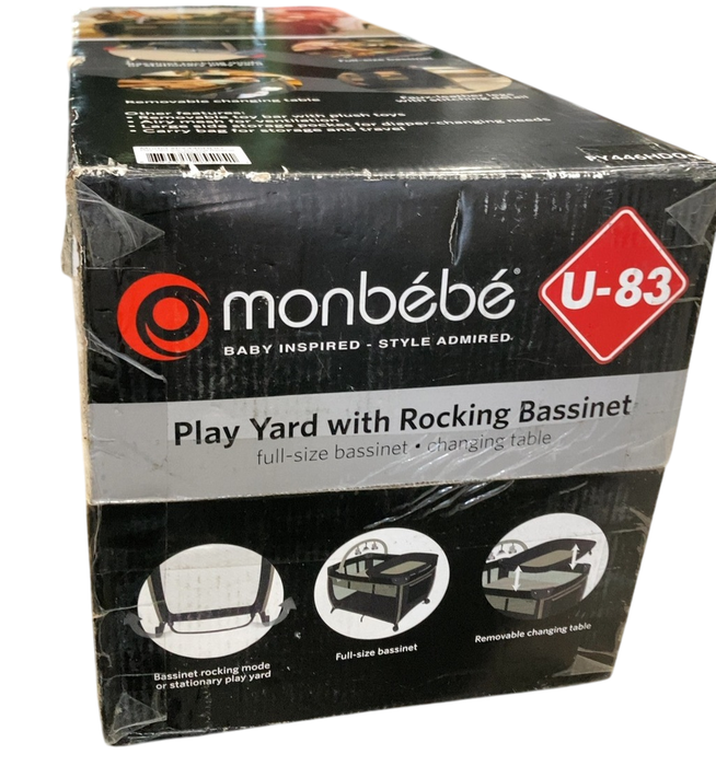 Shop Monbebe Flex Portable Playard, Deluxe, Castle Point at GoodBuy Gear