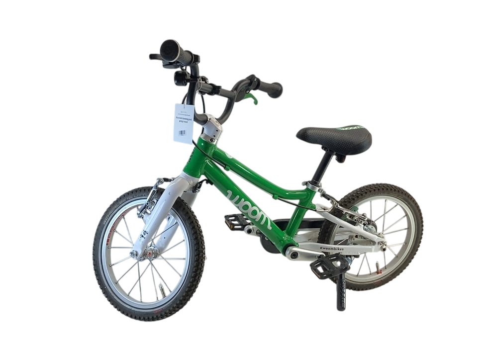 Shop Woom 2 Bike- 14”, Woom Green at GoodBuy Gear