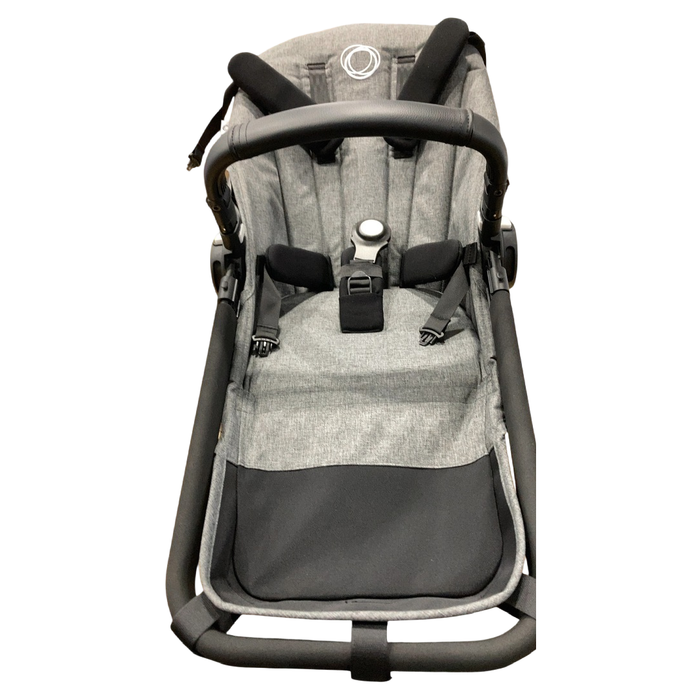 Shop Bugaboo Donkey 5 Duo Extension Set, 2025, Black Frame, Grey Melange, Grey Melange, without Canopy at GoodBuy Gear