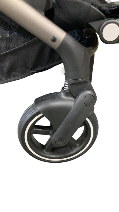 Shop Cybex Gazelle S Modular Stroller, 2024, Moon Black, Taupe Frame at GoodBuy Gear