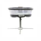 Shop Halo BassiNest Swivel Sleeper Luxe Series, Dove Grey Tweed at GoodBuy Gear