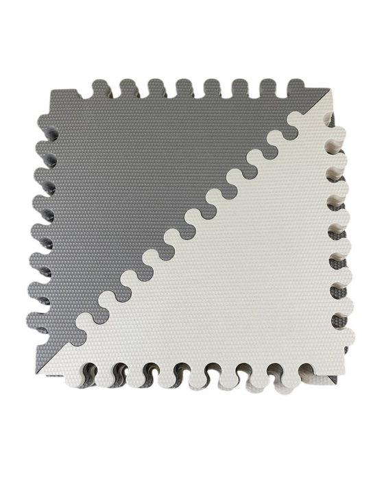 Shop Skip Hop Interlocking Foam Floor Tiles Playspot, Grey/Cream at GoodBuy Gear