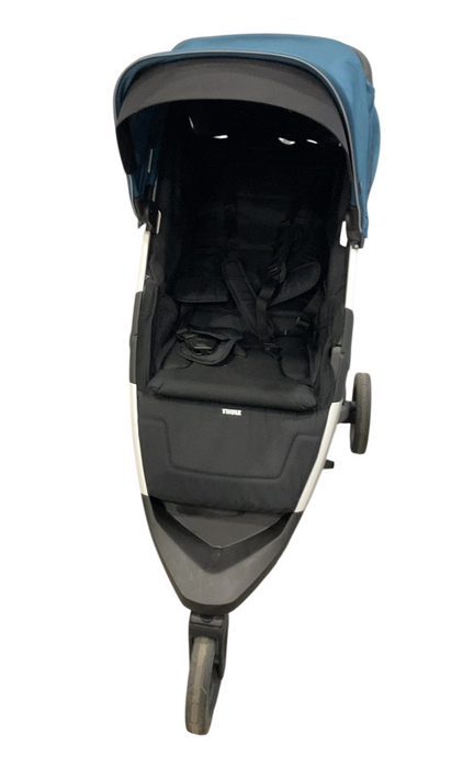 Shop Thule Spring Stroller, 2024, Aluminum, Majolica Blue at GoodBuy Gear