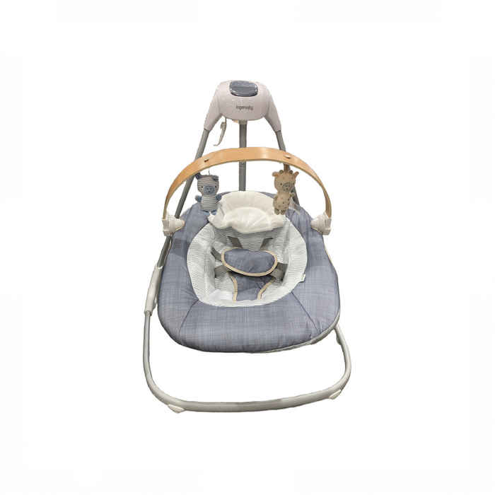 Shop Ingenuity Simple Comfort 2-in-1 Swing Rocker, Chambray at GoodBuy Gear