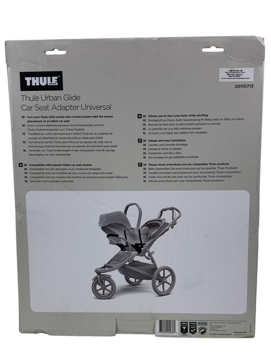 Shop Thule Urban Glide Car Seat Adapter, Black/Silver at GoodBuy Gear