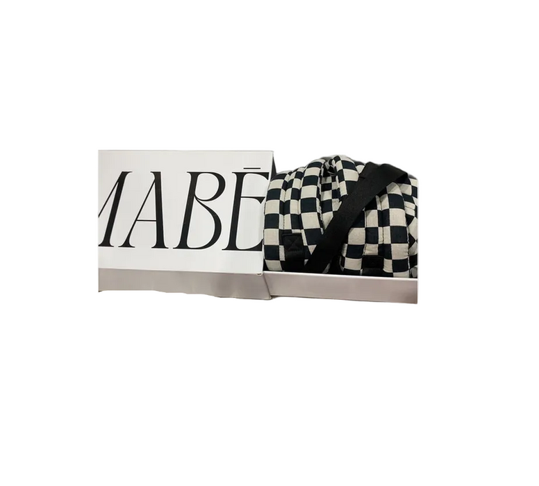 Shop Mabē The Monarch Carrier, Ebony Check at GoodBuy Gear