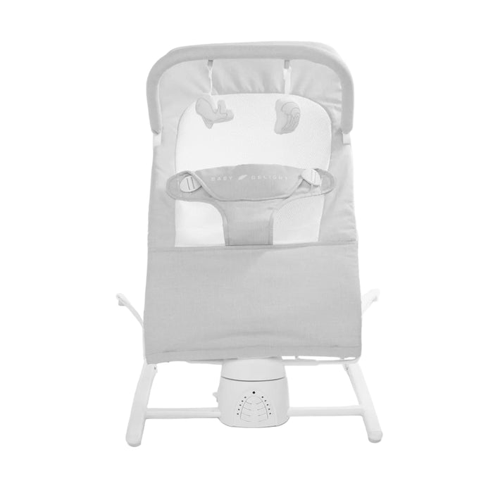 Baby Delight Alpine Wave Deluxe Bouncer With Motion, Driftwood Grey