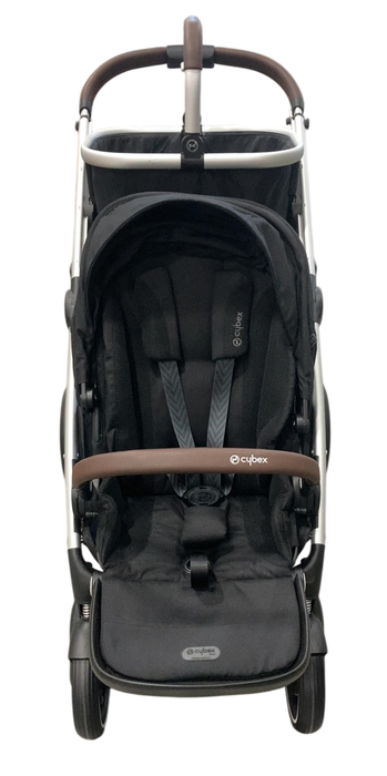 Shop Cybex Gazelle S Modular Stroller, Moon Black, Silver Frame, 2024 at GoodBuy Gear