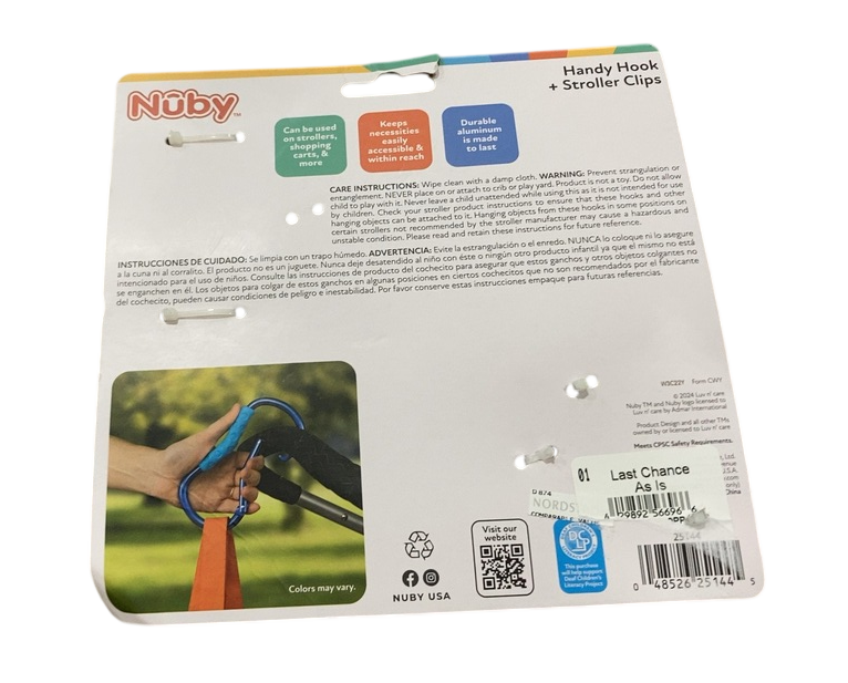 Shop Nuby Handy Hook Stroller Organizer Set, 4 pack at GoodBuy Gear