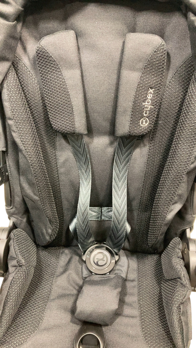 Shop Cybex Gazelle S Seat Unit, Brown Bumper Bar, Moon Black at GoodBuy Gear