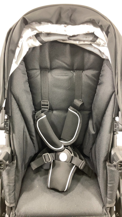 Shop Mockingbird Single to Double 2.0 Stroller, 2024, Black, Silver With Penny Leather, Watercolor Drops at GoodBuy Gear