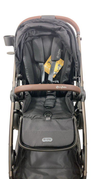 Shop Cybex Gazelle S Modular Stroller, 2024, Moon Black, Taupe Frame at GoodBuy Gear
