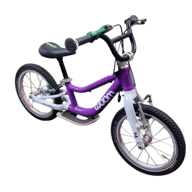 Shop Woom 1 Plus Balance Bike, Purple Haze at GoodBuy Gear