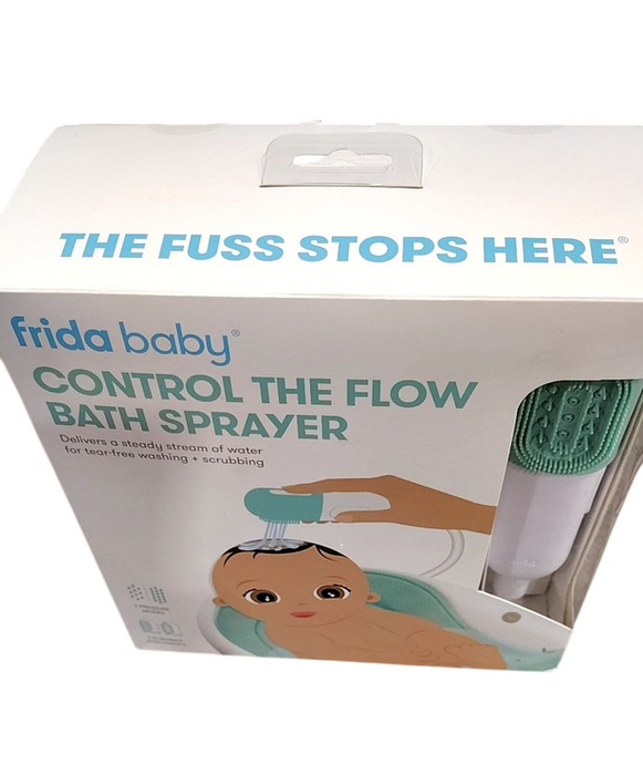 Shop FridaBaby Control The Flow Bathtub Sprayer Attachment, White/Green at GoodBuy Gear