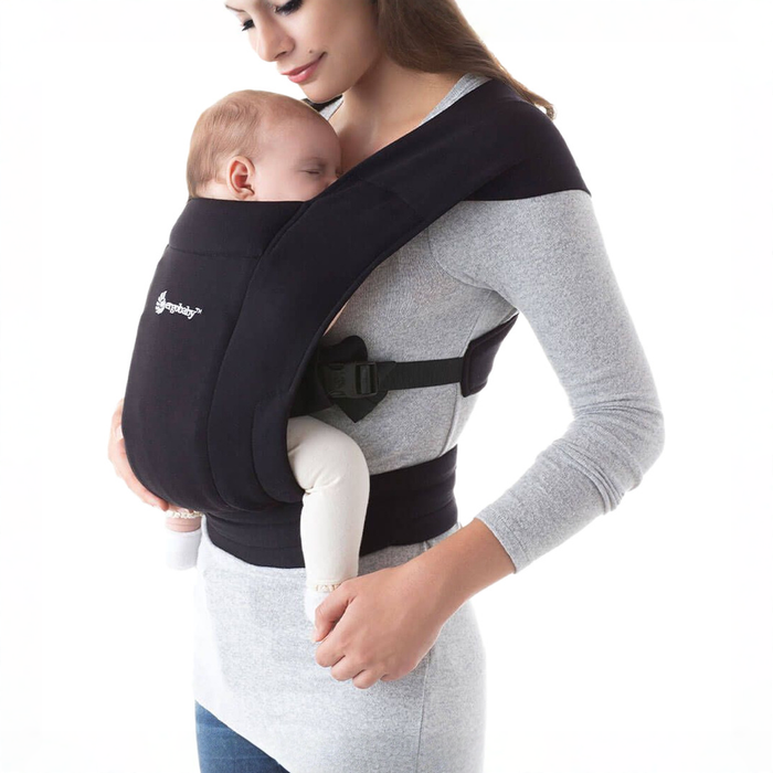 Shop Ergobaby Embrace Baby Carrier, Knit, Pure Black at GoodBuy Gear