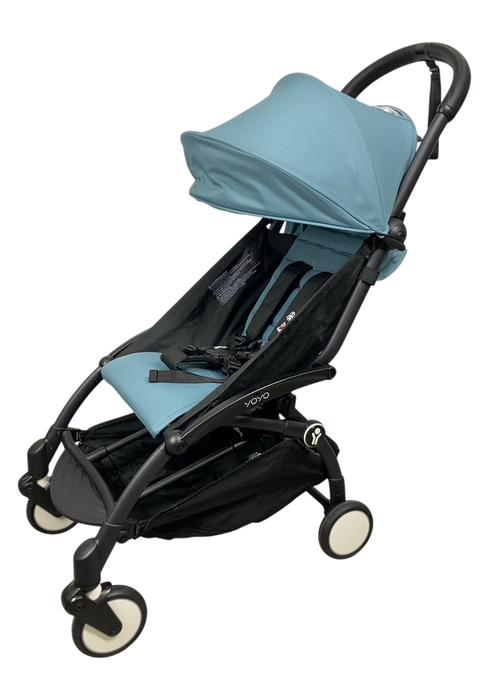 Stokke YOYO3 Complete Stroller, 2024, Aqua, Black