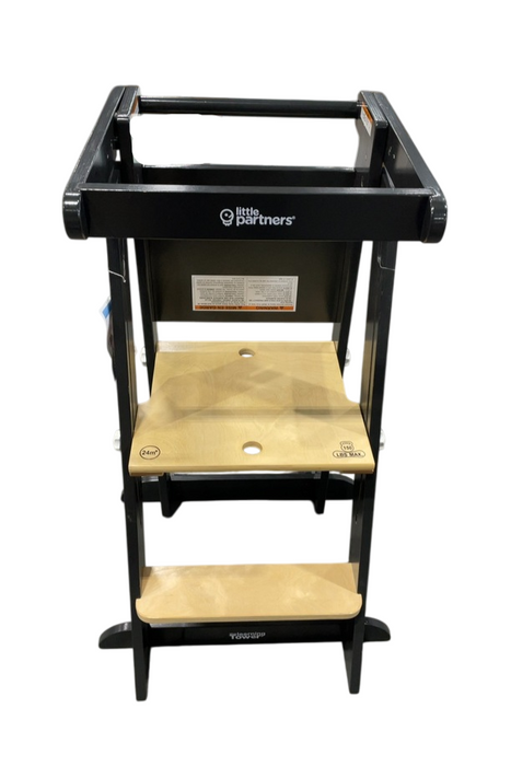 Shop Little Partners Learn ‘N Fold Learning Tower, Charcoal with Natural at GoodBuy Gear
