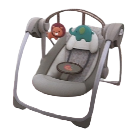 Shop Ingenuity Soothe N Delight Portable Swing, Cozy Kingdom at GoodBuy Gear