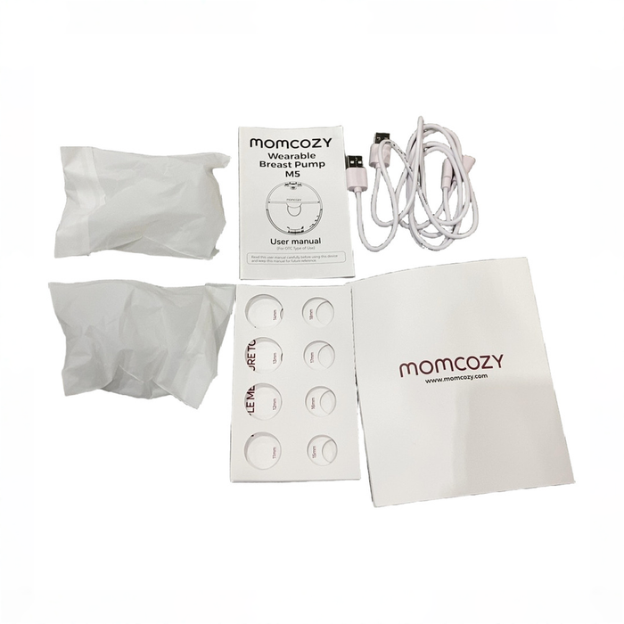 Shop Momcozy All-in-one M5 Double Wearable Breast Pump, Quill Grey at GoodBuy Gear