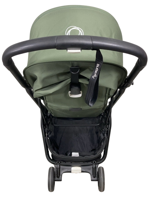 Bugaboo Butterfly Stroller, 2022, Black, Forest Green, Forest Green