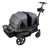 Shop Gladly Family Anthem4 Classic 4 Seater All Terrain Wagon Stroller, Special Edition Graphite at GoodBuy Gear