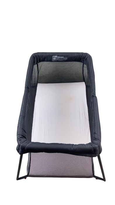 Shop BabyBjorn Travel Crib Light Bundle with Fitted Sheet, Black at GoodBuy Gear
