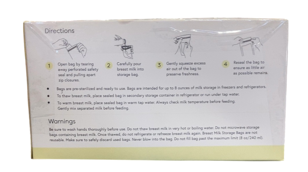Shop Sprucely Breast Milk Storage Bags1, 200 count at GoodBuy Gear