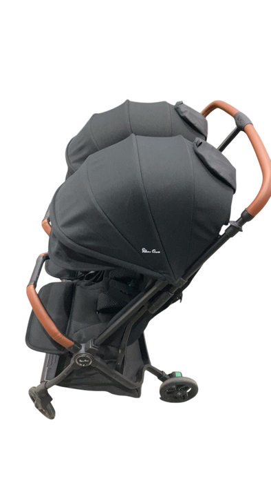 Shop Silver Cross Jet Double Travel Stroller, 2024, Black at GoodBuy Gear