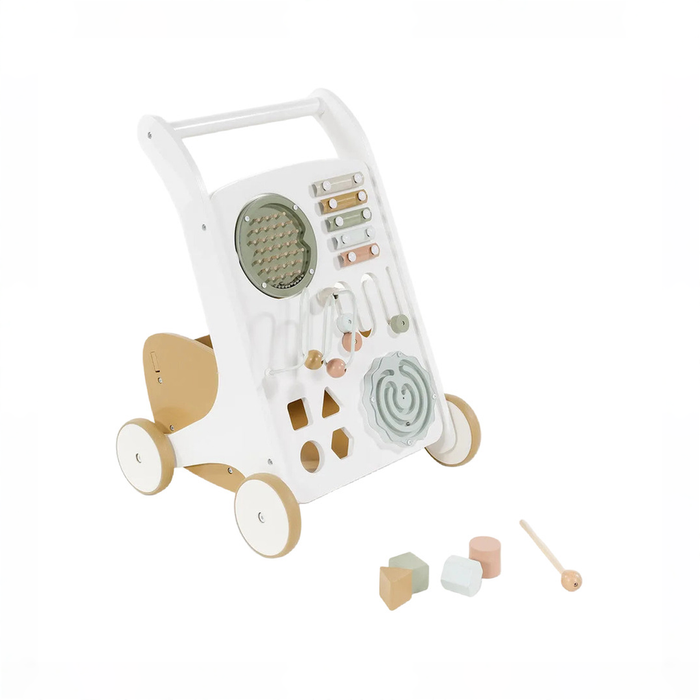 Shop Gathre Wooden Activity Walker with Blocks, Biscotti at GoodBuy Gear