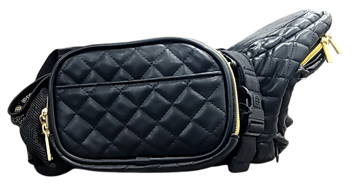 Shop TushBaby Hip Baby Carrier, Black Vegan Leather at GoodBuy Gear