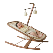 Shop Snuggle Me Organic Infant Rocker, Walnut at GoodBuy Gear