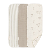 Shop Crane Baby Cotton Muslin Burp Cloth Set, Avery Bunny at GoodBuy Gear