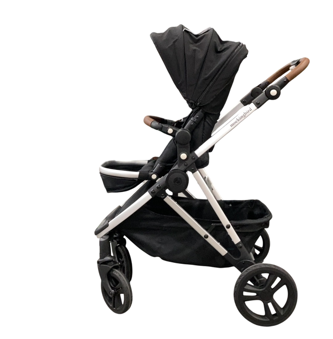 Shop Mockingbird Single 2.0 Stroller, Black, Watercolor Drops, Silver With Penny Leather, 2025 at GoodBuy Gear