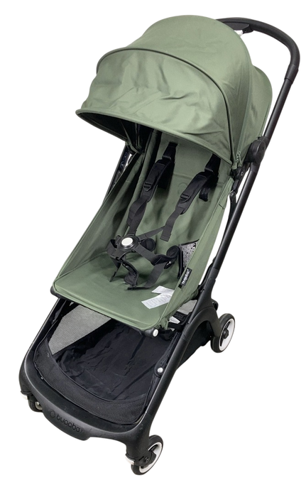 Bugaboo Butterfly Stroller, 2022, Black, Forest Green, Forest Green