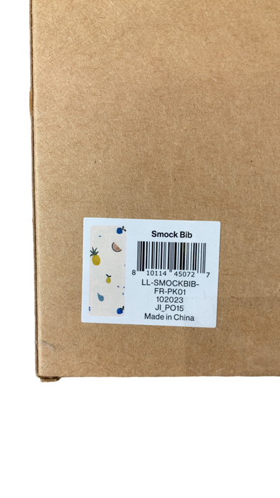 Shop Lalo Smock Bib, Fruit Print Grapefruit at GoodBuy Gear
