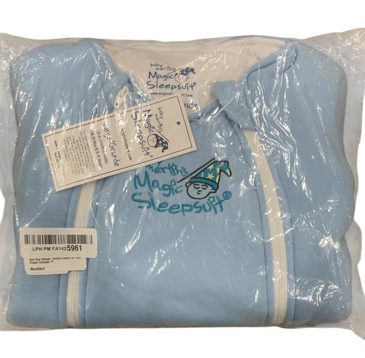 Shop Baby Merlin's Magic Sleepsuit, Blue, Cotton, Large 6-9 Months at GoodBuy Gear