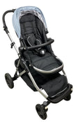 Shop Mockingbird Single to Double 2.0 Stroller, 2025, Silver With Black Leather, Sky, Windowpane at GoodBuy Gear