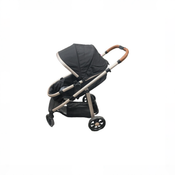 Shop DRAFT - Monbebe Lynx 6-in-1 Modular Travel System Stroller, 2023, Black & Gold at GoodBuy Gear