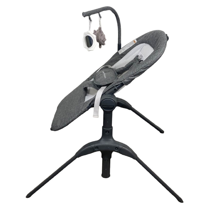 Shop Baby Delight Bloom Soothing Adjustable Lounger, Charcoal Tweed at GoodBuy Gear