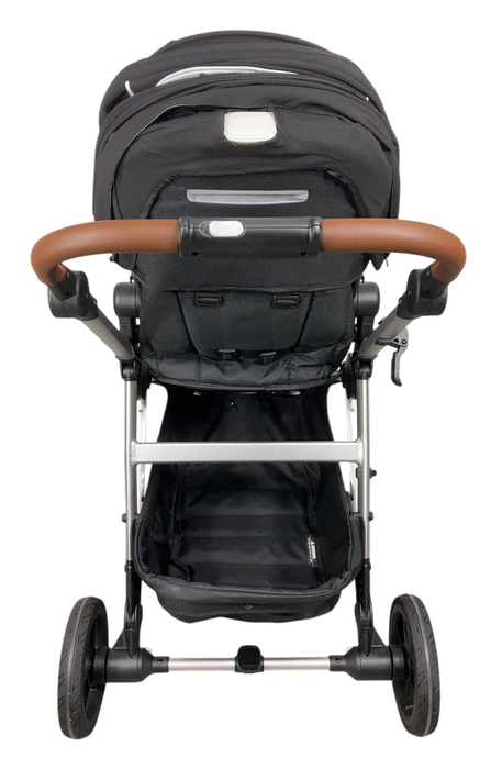 Shop Mockingbird Single 2.0 Stroller, 2024, Black, Silver With Penny Leather, Watercolor Drops at GoodBuy Gear