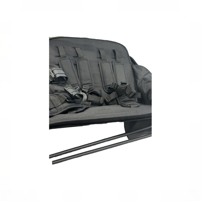 Shop Wonderfold W4 Elite Stroller Wagon, 2025, Black with Red Stitching at GoodBuy Gear