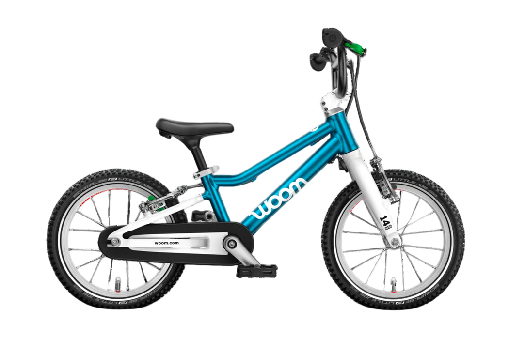 Shop Woom GO 2 Bike- 14”, Metallic Blue at GoodBuy Gear