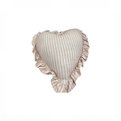 Shop House of Noa Heart Ruffle Pillow, Finley Ivory & Petal at GoodBuy Gear