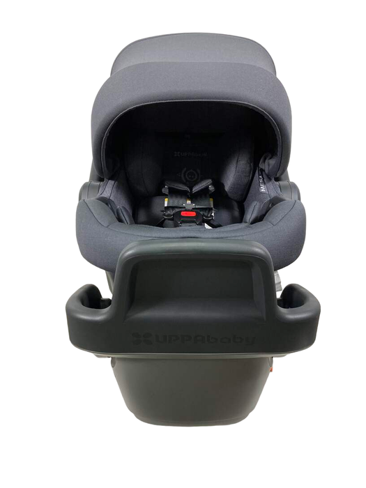 secondhand UPPAbaby MESA MAX Infant Car Seat and Base, 2022, PureTech Greyson