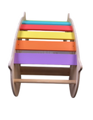Shop Olakids Wooden Seal Arch Rocker, Rainbow at GoodBuy Gear