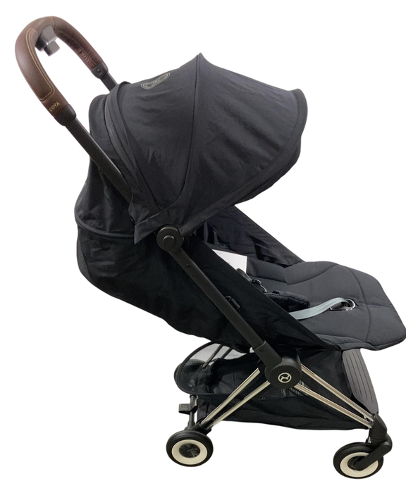 Shop Cybex Coya Stroller, 2024, Chrome, Sepia Black at GoodBuy Gear