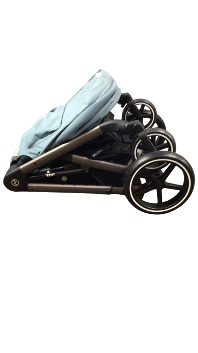 Shop Cybex Balios S Lux Stroller, 2023, Sky Blue, Taupe at GoodBuy Gear